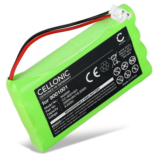 Batteria per Bosch Somfy Axovia 220B, Dexxo Optimo, Elixo Optimo 24V RTS, Ixengo S, Elixo 500 3S, Dexxo Compact 2000mAh marca CELLONIC