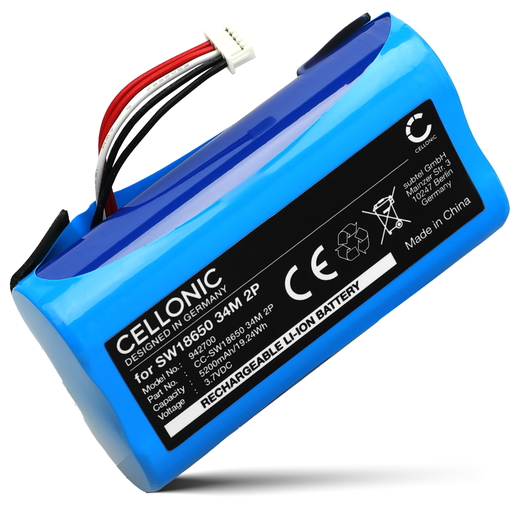 Batteri för Eufy SoloCam C210 SW18650 34M 2P (5200mAh, 3.7V) från CELLONIC