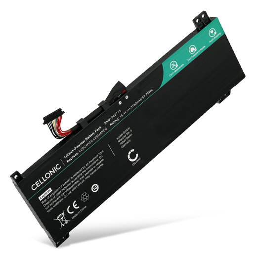 Batteria per portatile Lenovo Legion 5 15ACH6H, Ideapad Gaming 3 15ACH6, Legion 5 15ITH6H, 15ACH6, 15ACH6A, 15ITH6, 5B11B48819, L20C4PC0, L20M4PC0, L20D4PC0 ricambio per laptop 3750mAh 15.4V 