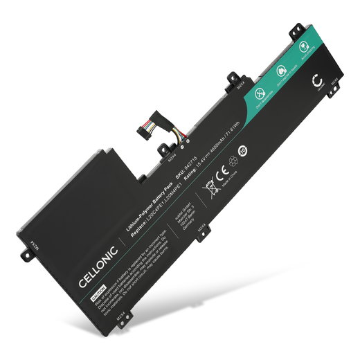 Batería Lenovo para ordenador portátil Lenovo Ideapad 5 16IHU6, 5 Pro-16ACH6, 5 Pro 16ACH6, 5 Pro 16ARH7, 5 Pro 16IAH7, 5B11B66552, L20C4PE1 4650mAh 15.4V  de CELLONIC