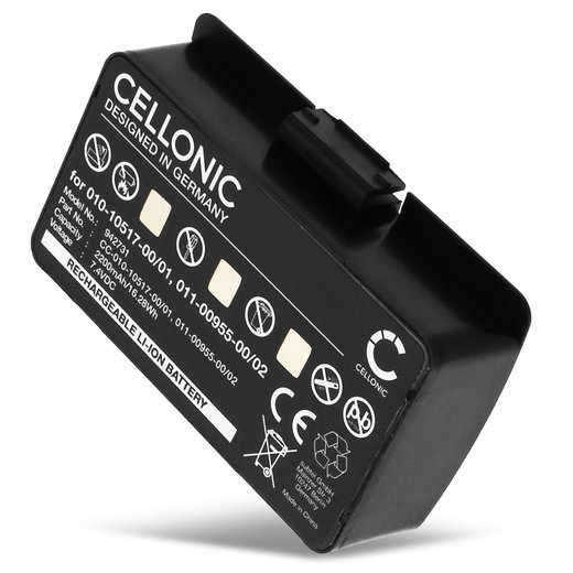 Akku navigaattoriin Garmin GPSMAP 276 / 276C / 296 / 376C / 378 / 478 / 495 - 2200mAh tuotemerkiltä CELLONIC
