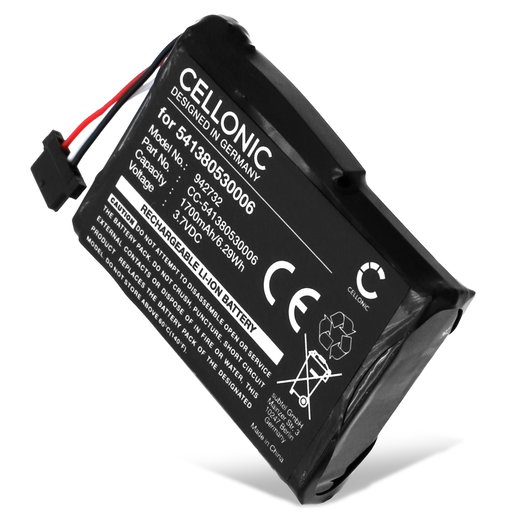 Batteria per Medion GoPal P4410/P4210; Becker Active 43/Ready 43; Mitac Mio P350/P550 1700mAh di CELLONIC