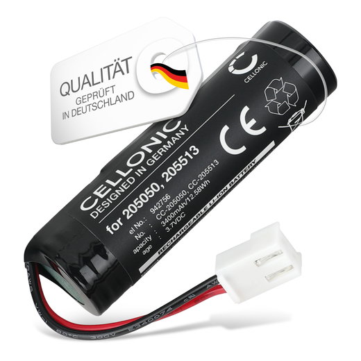 Akku für Leifheit 51000, 51113, 51114, 51002 Dry and Clean, 51000, 51113, 51002, 51114 3400mAh von CELLONIC