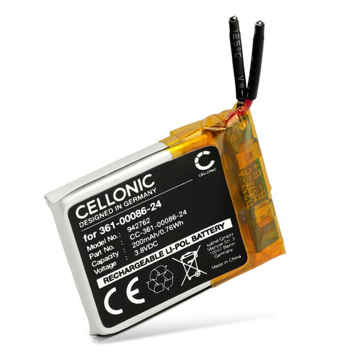 Akku kelloon Garmin Instinct Solar 200mAh tuotemerkiltä CELLONIC
