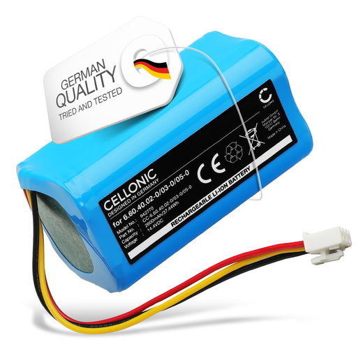 Akku imuriin Blaupunkt XBOOST, XVAC, Bluebot XEASY, AENO RC2S, RC3S, Evolveo RoboTrex H9 - 2600mAh vaihtoakku tuotemerkiltä CELLONIC