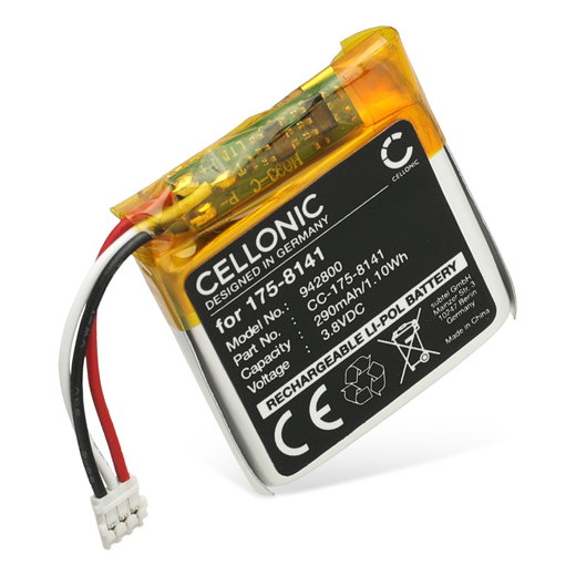 Akku kelloon - Suunto 9, 9 baro, 175-8141, 100022539 - 290mAh 3,8V  tuotemerkiltä CELLONIC