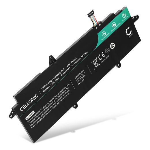 Akku tietokoneeseen Lenovo ThinkPad X13 Gen 3, L20D4P73, L20M4P73, 5B10W51818 - 14.8V 3400mAh tuotemerkiltä CELLONIC
