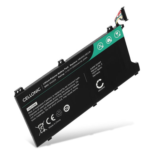 Batteri för Huawei MateBook D 15, D 15 2020, Magicbook 14, MagicBook 15, MateBook D 15 AMD, Huawei HB4692J5ECW-31 11.4V 3000mAh från CELLONIC