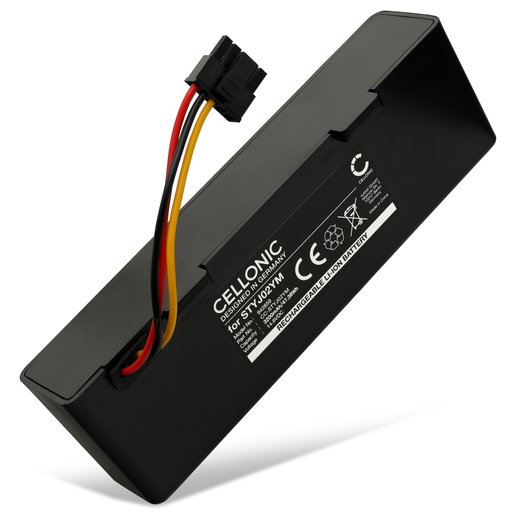 Batteria per Xiaomi Mijia 2, Mi Robot Vacuum Mop P, VIOMI V3, STYTJ02YM, Viomi V2 Pro, Proscenic LDS M6 Pro, 3200mAh di CELLONIC - Con guscio