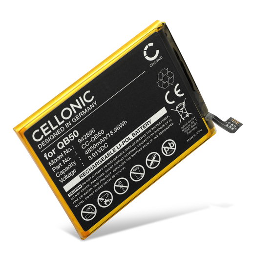 Batterie QB50 pour Motorola Moto G84 5G - XT2347 4850mAh de CELLONIC