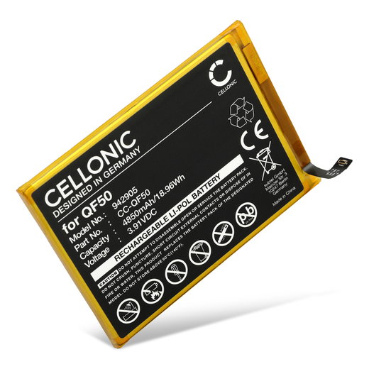 CELLONIC Batteria QF50 compatibile con Motorola Moto G34 - G24 - G24 Power - G04 - XT2421 4850mAh