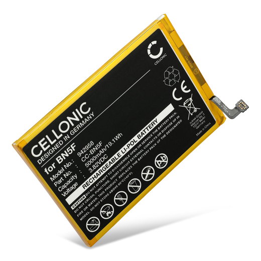 Batterie pour Xiaomi Redmi A1, A2, 9A, 23026RN54G, 23028RN4DG, BN5F - 5000mAh 3.82V  de CELLONIC