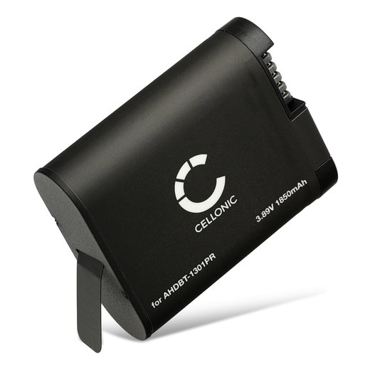 Battery for GoPro Hero 13, AHDBT-1301 AHDBT-1301PR (1900mAh, 3.89V) from CELLONIC