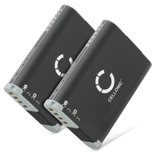 2x Battery for Canon PowerShot G1 X Mark II, Legria Mini X,VIXIA Mini X,Canon NB-12L NB-12L (1900mAh, 3.6V) from CELLONIC