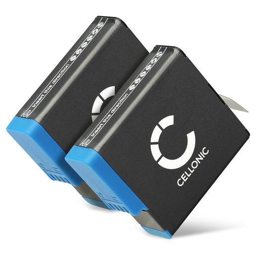 2x Batterij voor GoPro Hero 8 7 6, AHDBT-801 1200mAh van CELLONIC