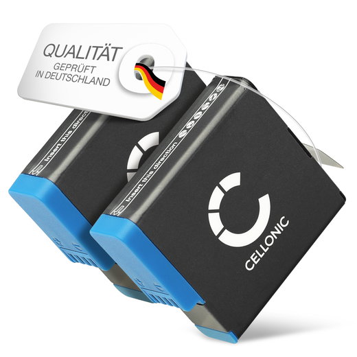2x Batteri för GoPro Hero 8 7 6, AHDBT-801 1200mAh från CELLONIC