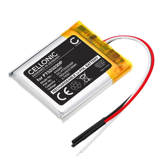 Akku kuulokkeisiin Poly Voyager Focus 2, Technics EAH-F70 - 700mAh tuotemerkiltä CELLONIC