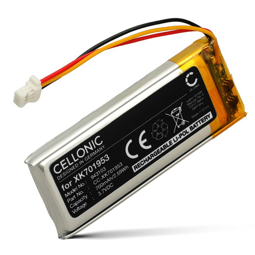 Batteri till Sena SRL2 XK701953 (3-PIN) (700mAh, 3.7V) från CELLONIC