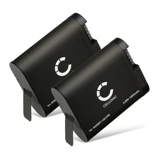 2x Batteria per GoPro Hero 13, AHDBT-1301 AHDBT-1301PR (1900mAh, 3.89V) marca CELLONIC