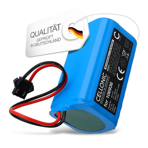 Akku für lubluelu SL60D, SL68, Tesla RoboStar iQ550 2600mAh von CELLONIC