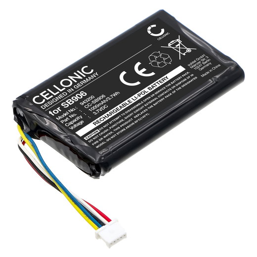 Akku kuulokkeisiin Shure MXW1X, MXW6X Transmitter - 1000mAh tuotemerkiltä CELLONIC