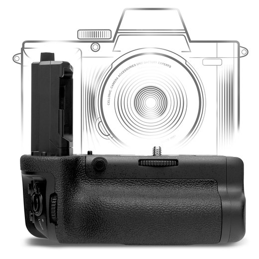 Poignée de batterie VG-C5 pour les appareils photo Sony Alpha 9 III, Alpha 1 II - NP-FZ100 Vertical Portrait Grip de CELLONIC