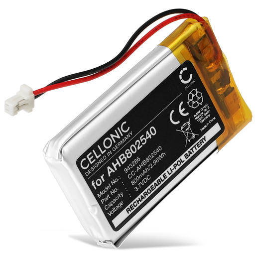 Batteri till Sena SF2; SF4 AHB802540 (800mAh, 3.7V) från CELLONIC