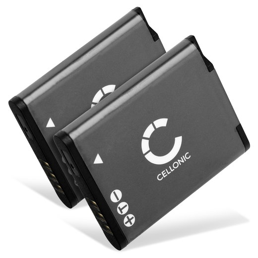 2x Batería para Pentax WG-1000 D-LI96 (890mAh, 3.7V) de CELLONIC