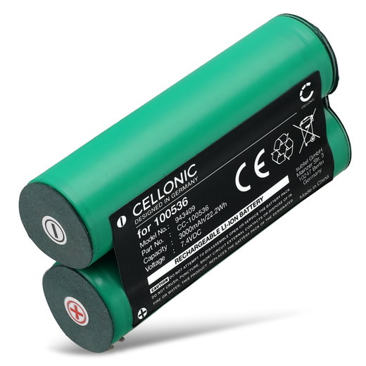 Batterie pour Bosch Uneo 7.4V Li Ion 3000mAh de CELLONIC