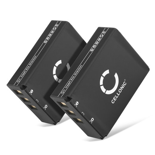 2x Batterie pour Fuji FinePix SL300, S1, SL1000, SL280, SL240, SL260, SL245, SL305, F305 NP-85 (1500mAh, 3.7V) de CELLONIC