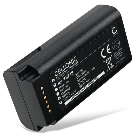 Battery for Eufy Video Doorbell E340, T8743 T8743 (6500mAh, 3.7V) by CELLONIC