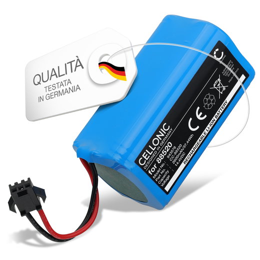 Batteria per Cecotec Conga 7490 Ultimate Home X-Treme, 7490 Ultimate Home Genesis, 7490 Ultimate Genesis, 7490 Ultimate X-Treme 2600mAh di CELLONIC