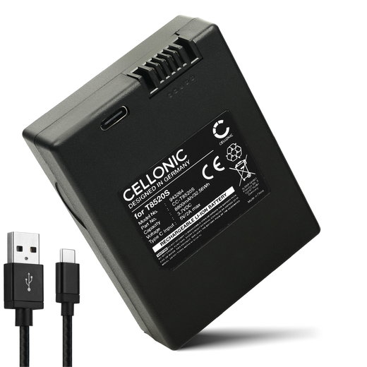 1x Batterie Eufy eufyCam 3, eufyCam 3C, E330, S330, Smart Lock S230, SmartDrop, Video Smart Lock S330 T8520S (8800mAh, 3.7V) + USB C Cable de CELLONIC