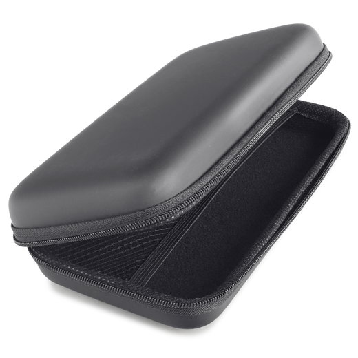 Custodia rigida per cavi, caricabatterie, cuffie e power bank – Protezione antiurto con cerniera, interno imbottito e rete divisoria