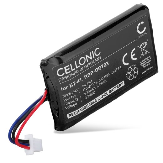 Batteria BT-41, RBP-DBT6X per lettore di codici a barra Datalogic Rida DBT6400 500mAh 3.7V marca CELLONIC