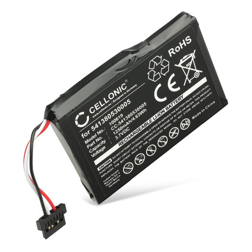 Akku navigaattoriin Medion GoPal P4410/P4210; Becker Active 43/Ready 43; Mitac Mio P350/P550 - 1250mAh tuotemerkiltä CELLONIC