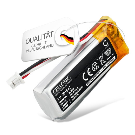 Akku für Somfy Nina IO, 5121348A, 515657C 901642 (650mAh, 3.85V) von CELLONIC
