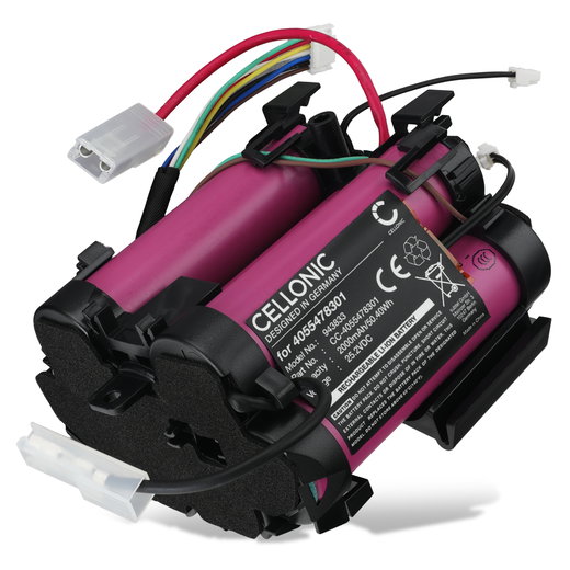 Akku für AEG QX9-1-ANIM, QX9-1-ULT, QX9-1-50IB, QX9-1-40GG, QX9-1-ALRG, QX9-1-ALRS, QX9-1-ANIS, PQ91-ANIMA Electrolux PQ91-40GG, PQ91-50MB, PQ91-ANIMS, PQ91-GREEN 2000mAh von CELLONIC
