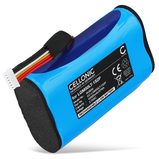 Batteria per Eufy S300 eufyCam, 4G LTE Outdoor, Security 4K Solar Security Camera, T8161 (10000mAh, 3.7V) di CELLONIC
