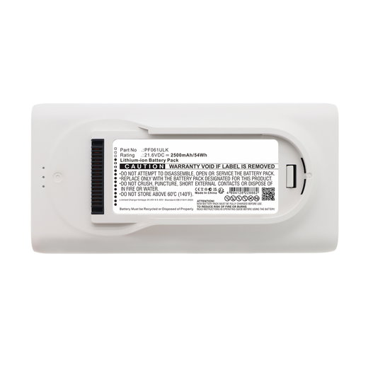 Battery for Roborock H60 Hub 2500mAh from CELLONIC