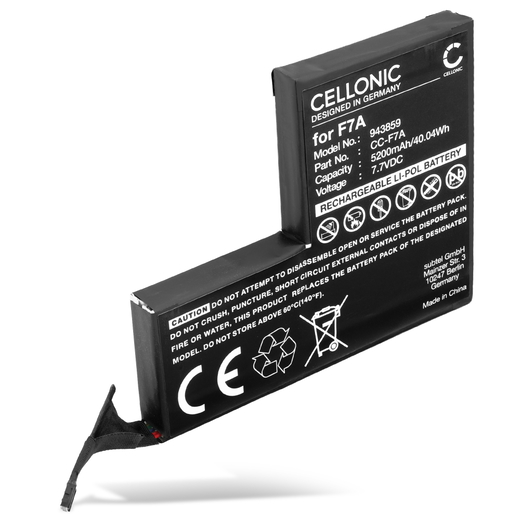 1x Batterie pour Manettes et Consoles Steam Deck (LCD) F7A (5200mAh, 7.7V) de CELLONIC
